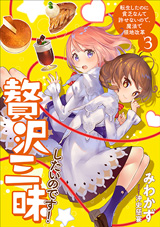 贅沢三昧したいのです！　転生したのに貧乏なんて許せないので、魔法で領地改革　原作ノベル3巻